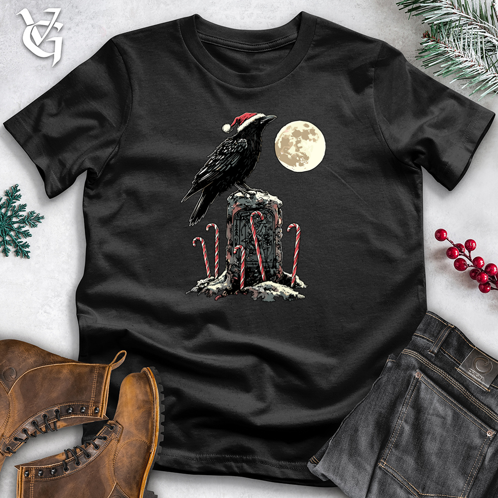 Raven Candy Cane Grave Cotton Tee