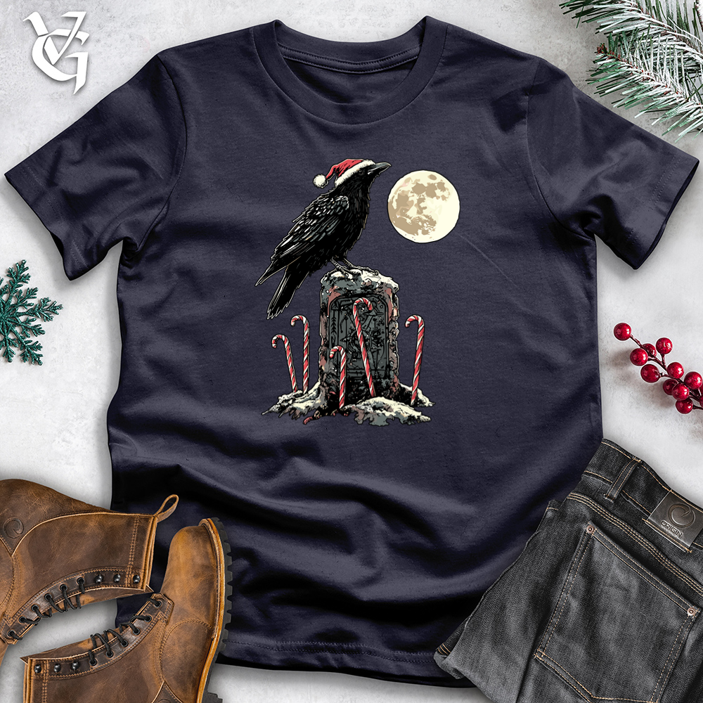 Raven Candy Cane Grave Cotton Tee