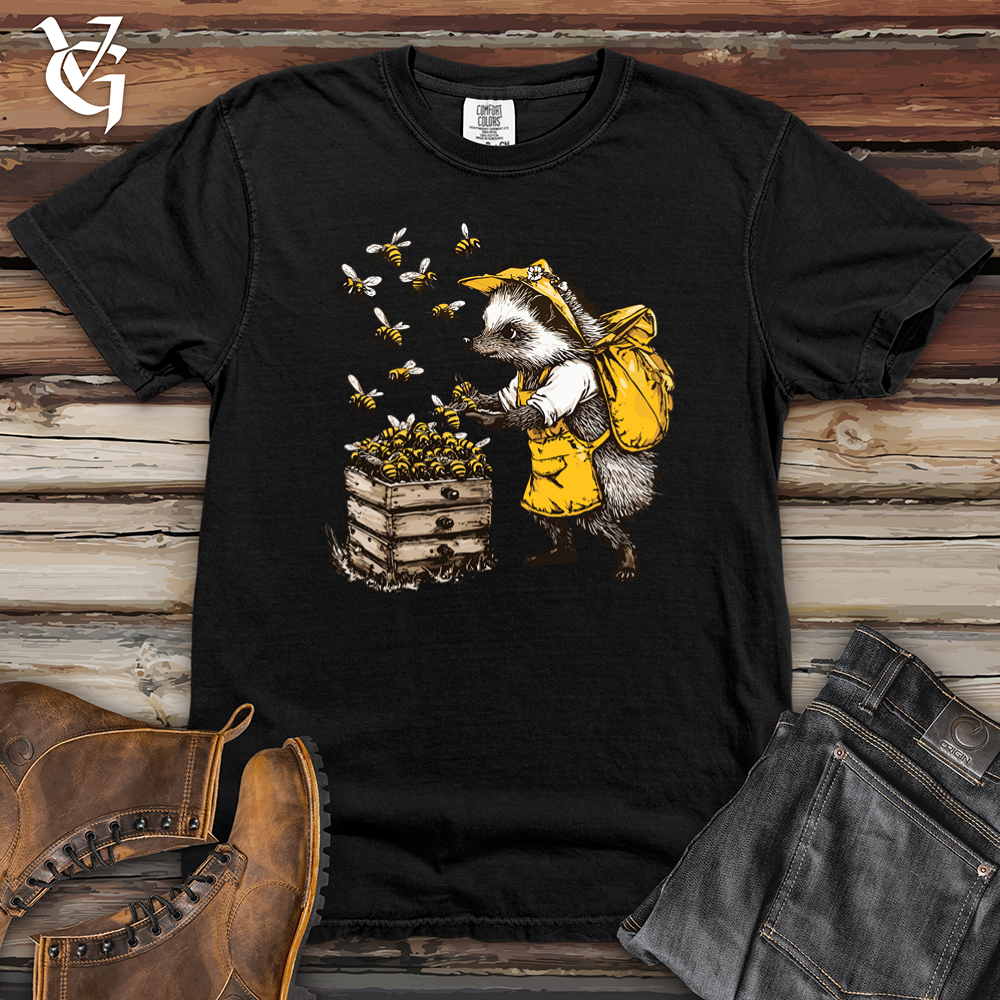 Hedgehog and Honey Bee Heavy Cotton Comfort Colors Tee