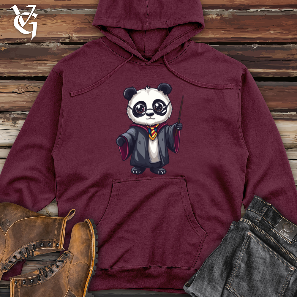 Panda Wizard Midweight Hooded Sweatshirt