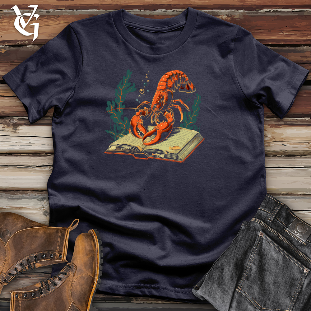 Lobster Scholar Waves Cotton Tee