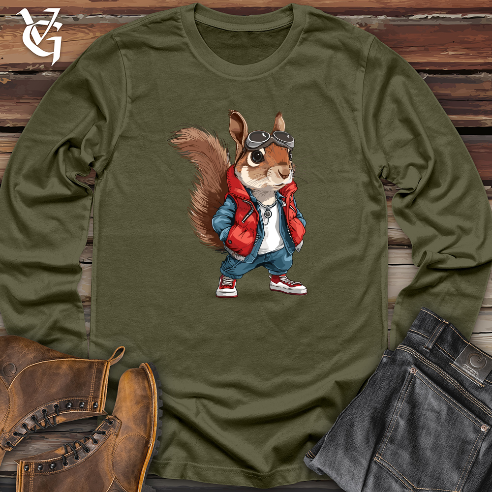 Back To School Squirrel Long Sleeve