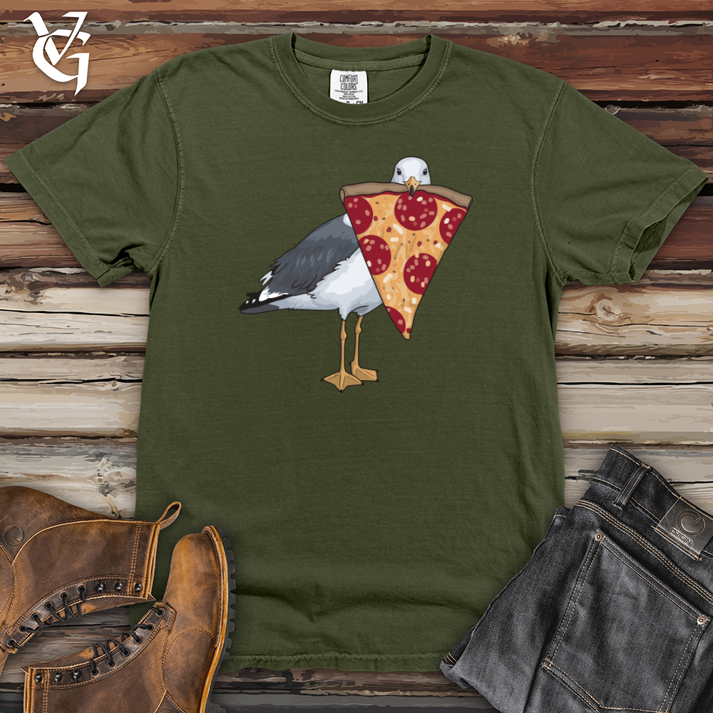 Seagull With Pizza Heavy Cotton Comfort Colors Tee