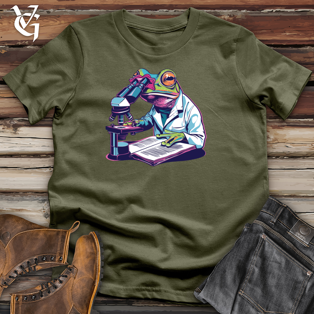 Frog Scientist Discovery Cotton Tee