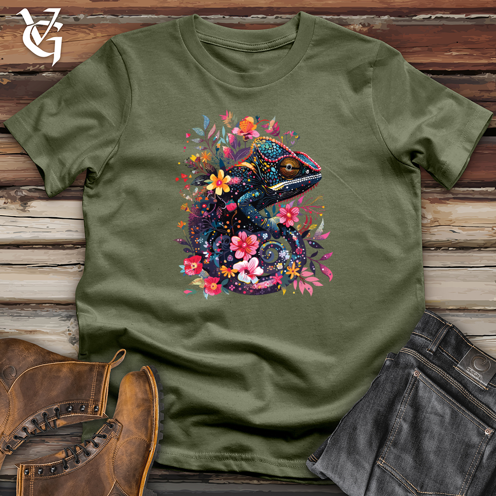 Chameleon Floral Fusion Softstyle Tee