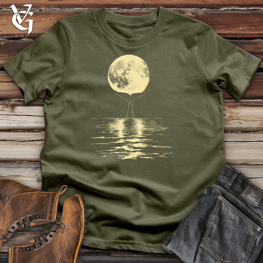 Lunar Whale Serenade Cotton Tee