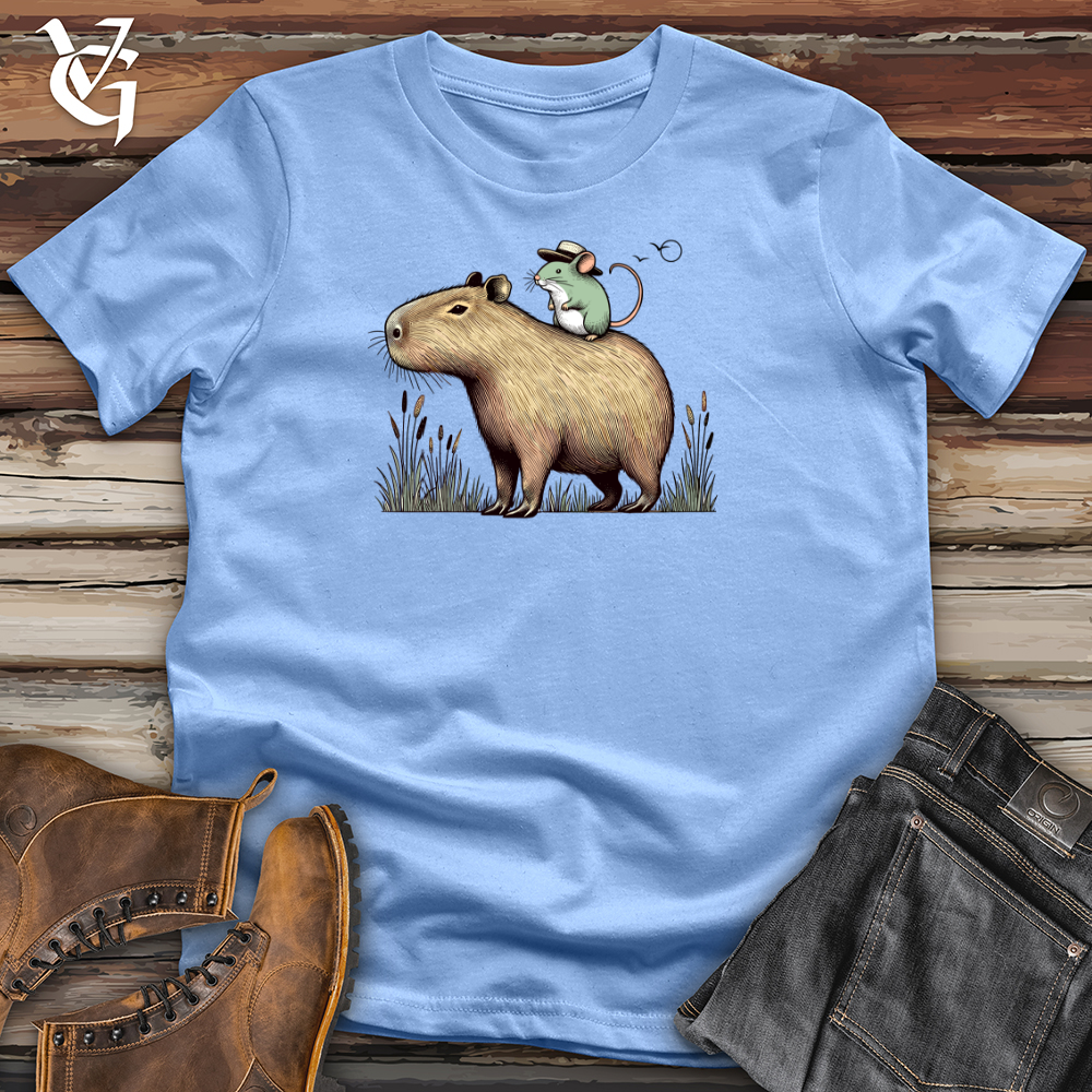 Capybara and Mouse Softstyle Tee