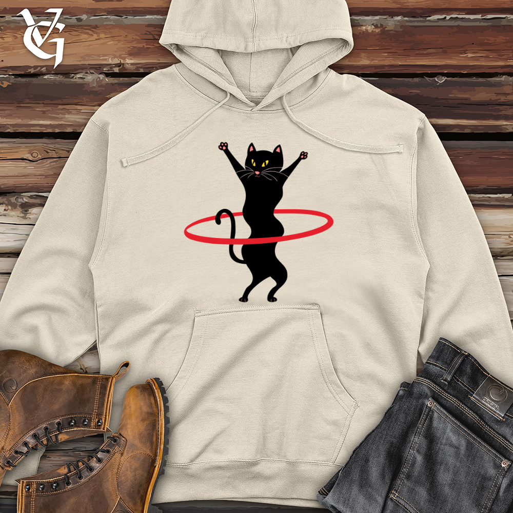 Hula Cat Midweight Hooded Sweatshirt