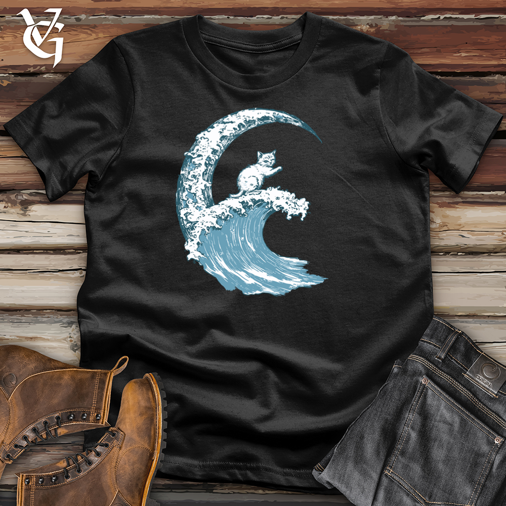 Cat Waves Softstyle Tee