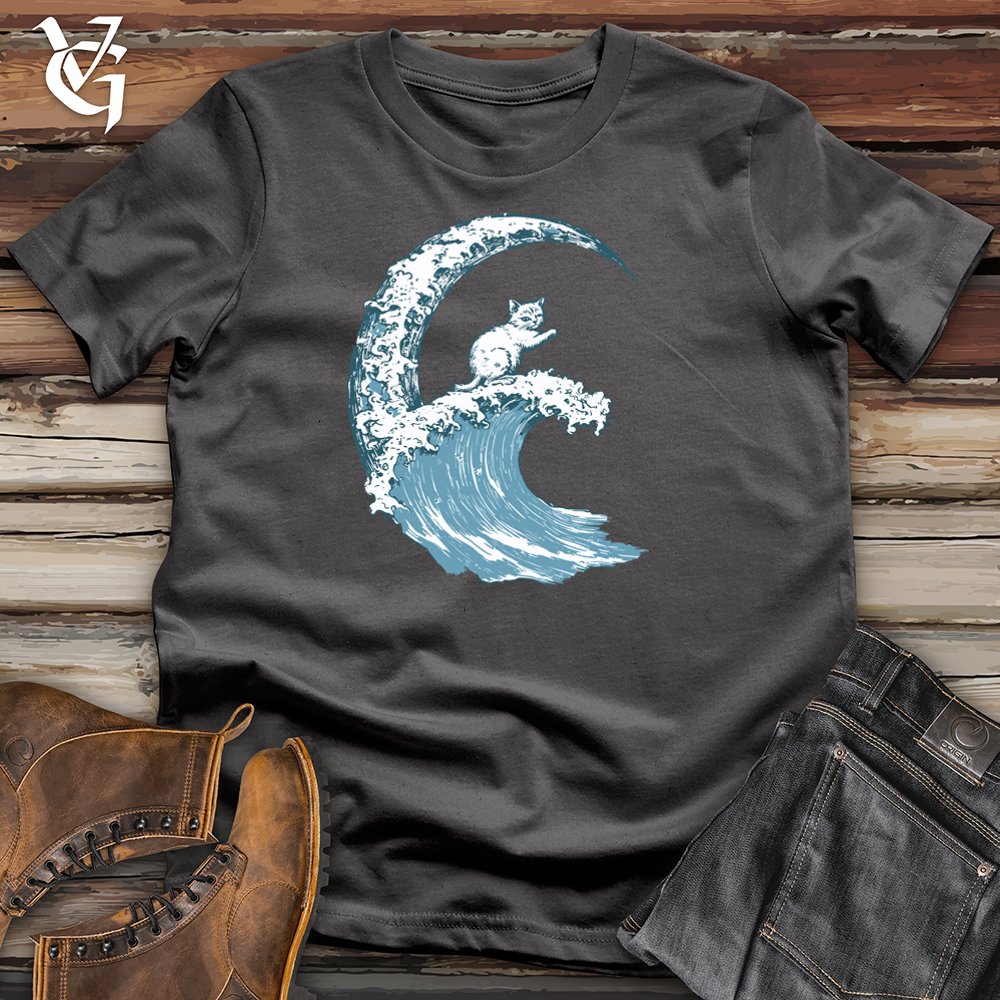 Cat Waves Softstyle Tee