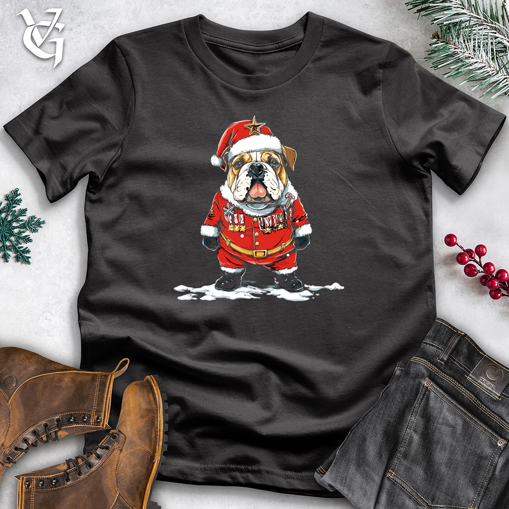 Sgt Bulldog Santa Cotton Tee