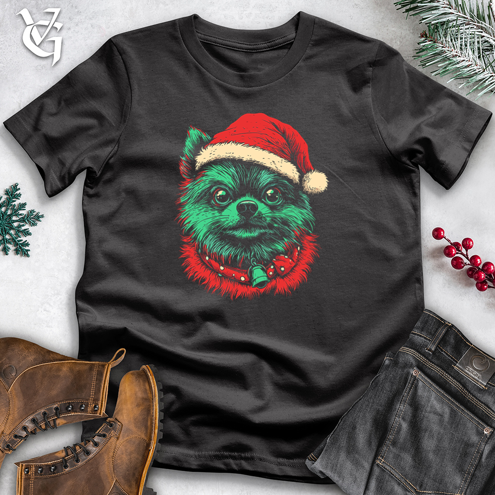 Pomeranian Christmas Cotton Tee