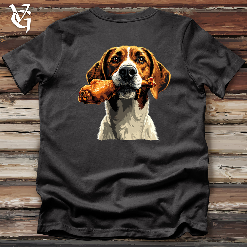 Hound With Chicken Wings Cotton Tee