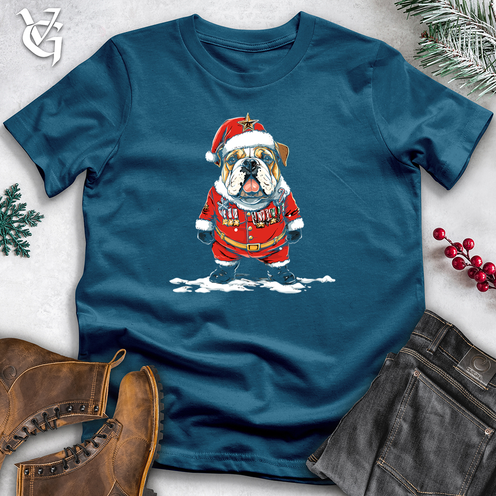 Sgt Bulldog Santa Cotton Tee