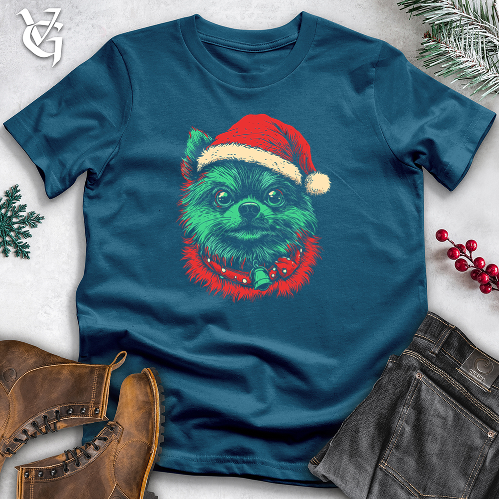 Pomeranian Christmas Cotton Tee