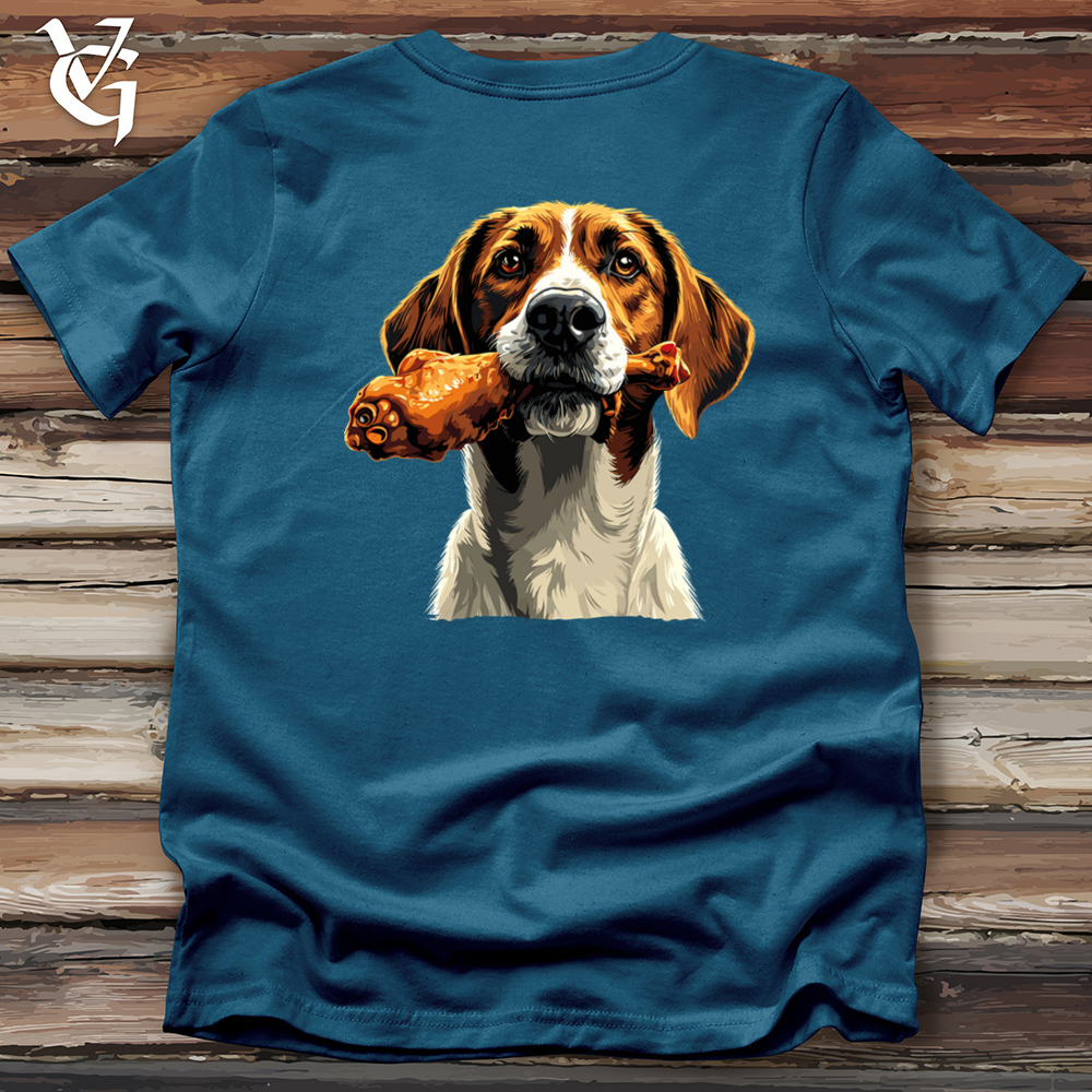Hound With Chicken Wings Cotton Tee