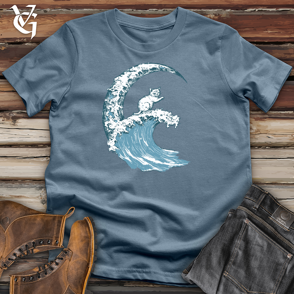 Cat Waves Softstyle Tee