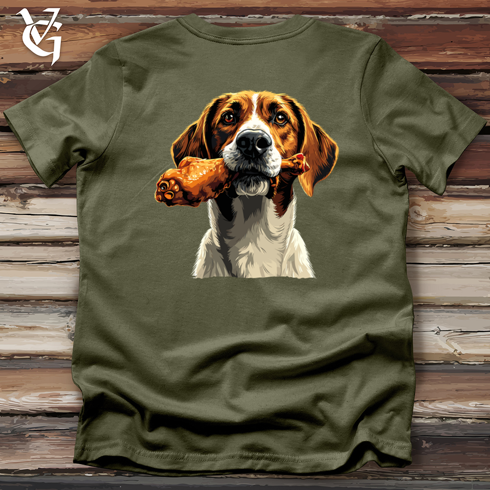 Hound With Chicken Wings Cotton Tee