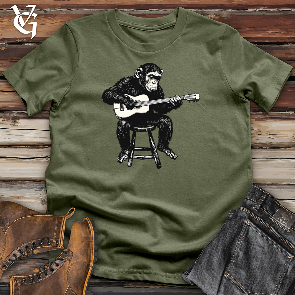 Monkey Guitarist Softstyle Tee