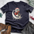 Santa Owl Cotton Tee