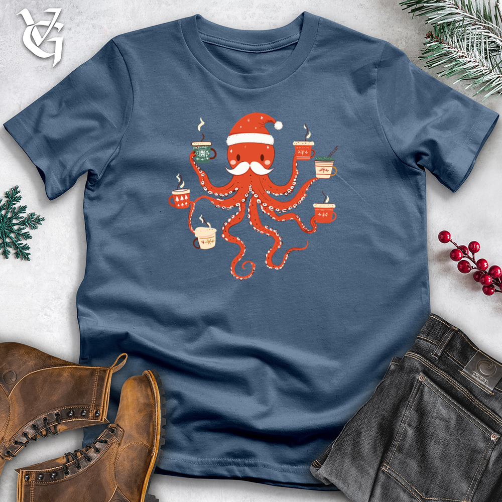 Octopus Christmas Cheer Cotton Tee