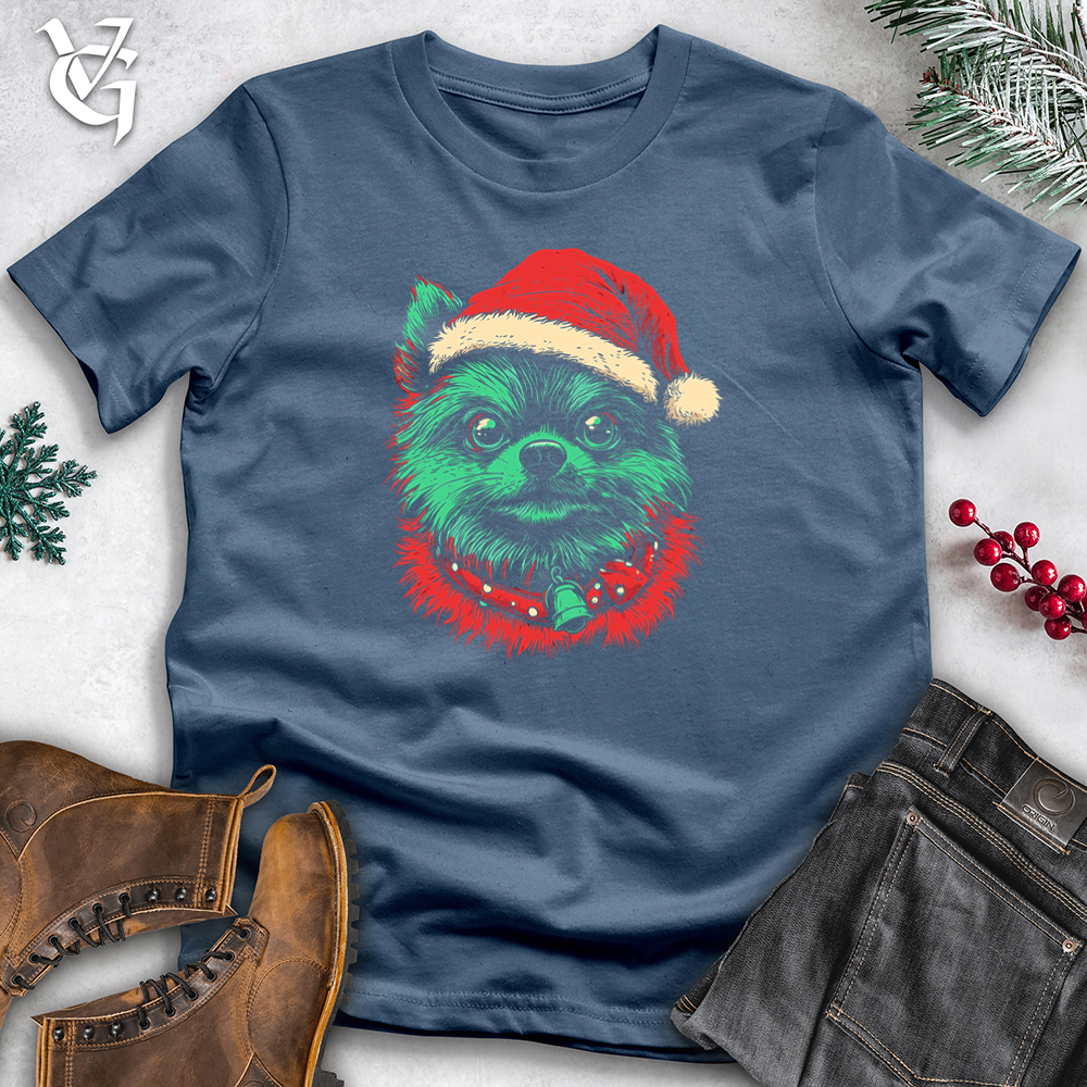 Pomeranian Christmas Cotton Tee