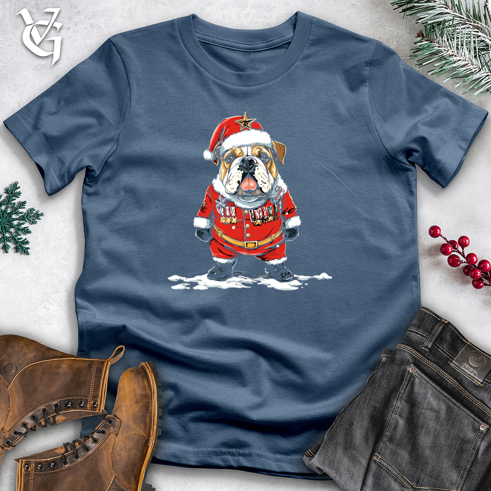 Sgt Bulldog Santa Cotton Tee