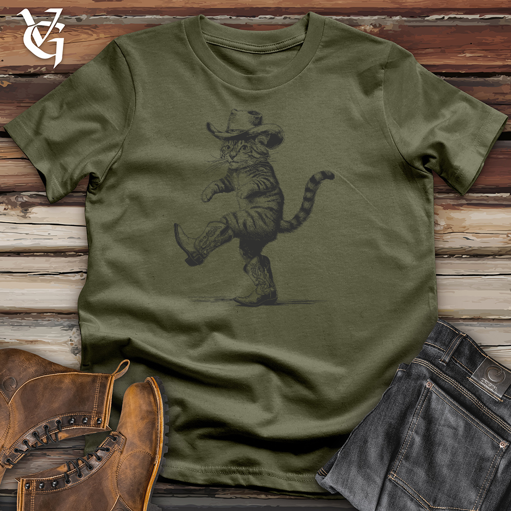 Cowboy Cat Dance Cotton Tee