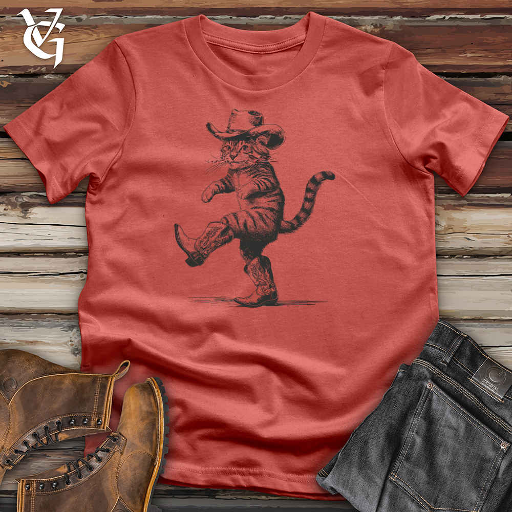 Cowboy Cat Dance Cotton Tee