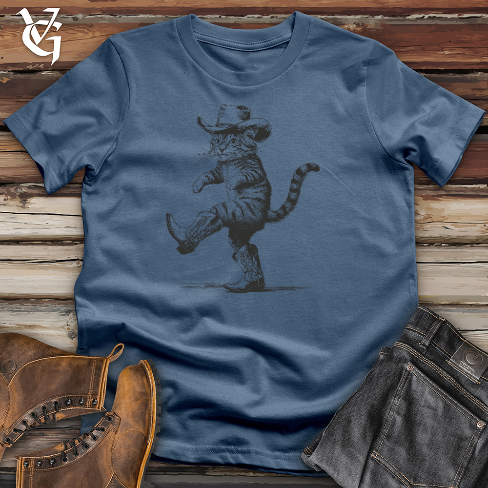 Cowboy Cat Dance Cotton Tee