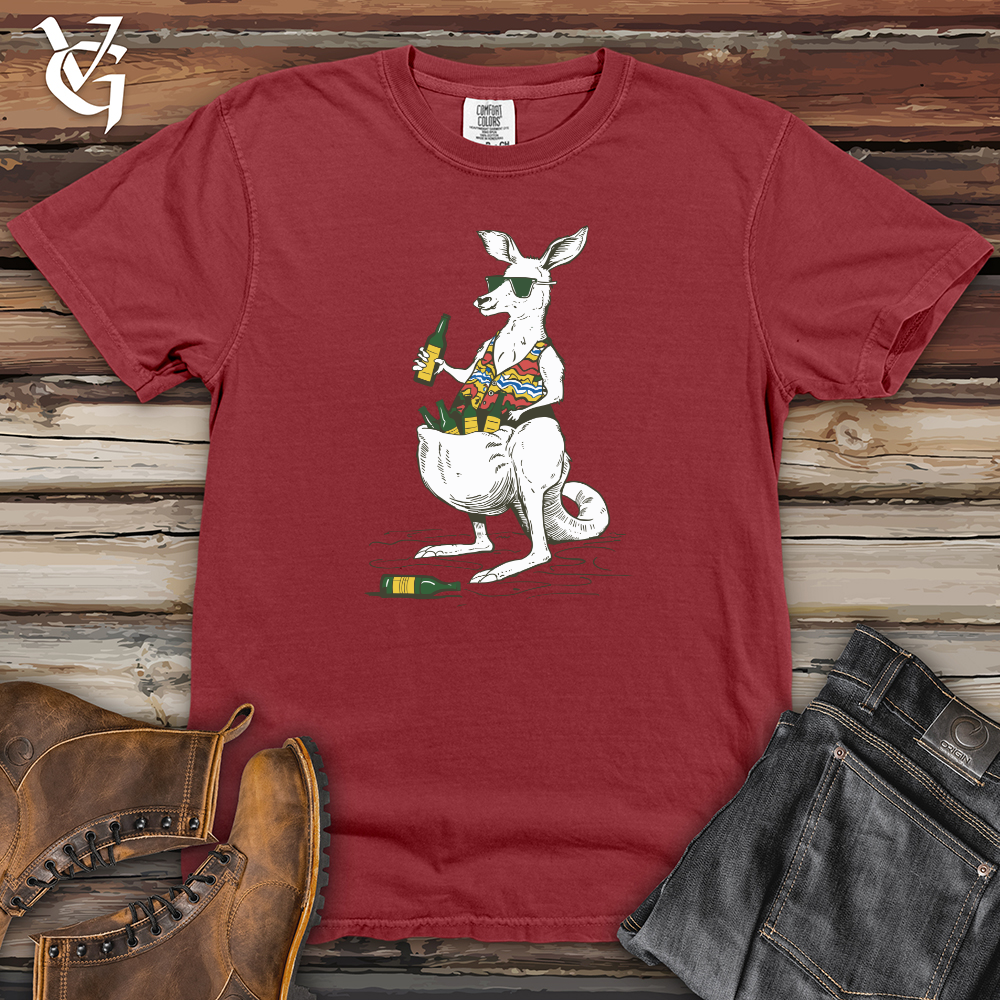 Kangaroo Drinker Heavy Cotton Comfort Colors Tee