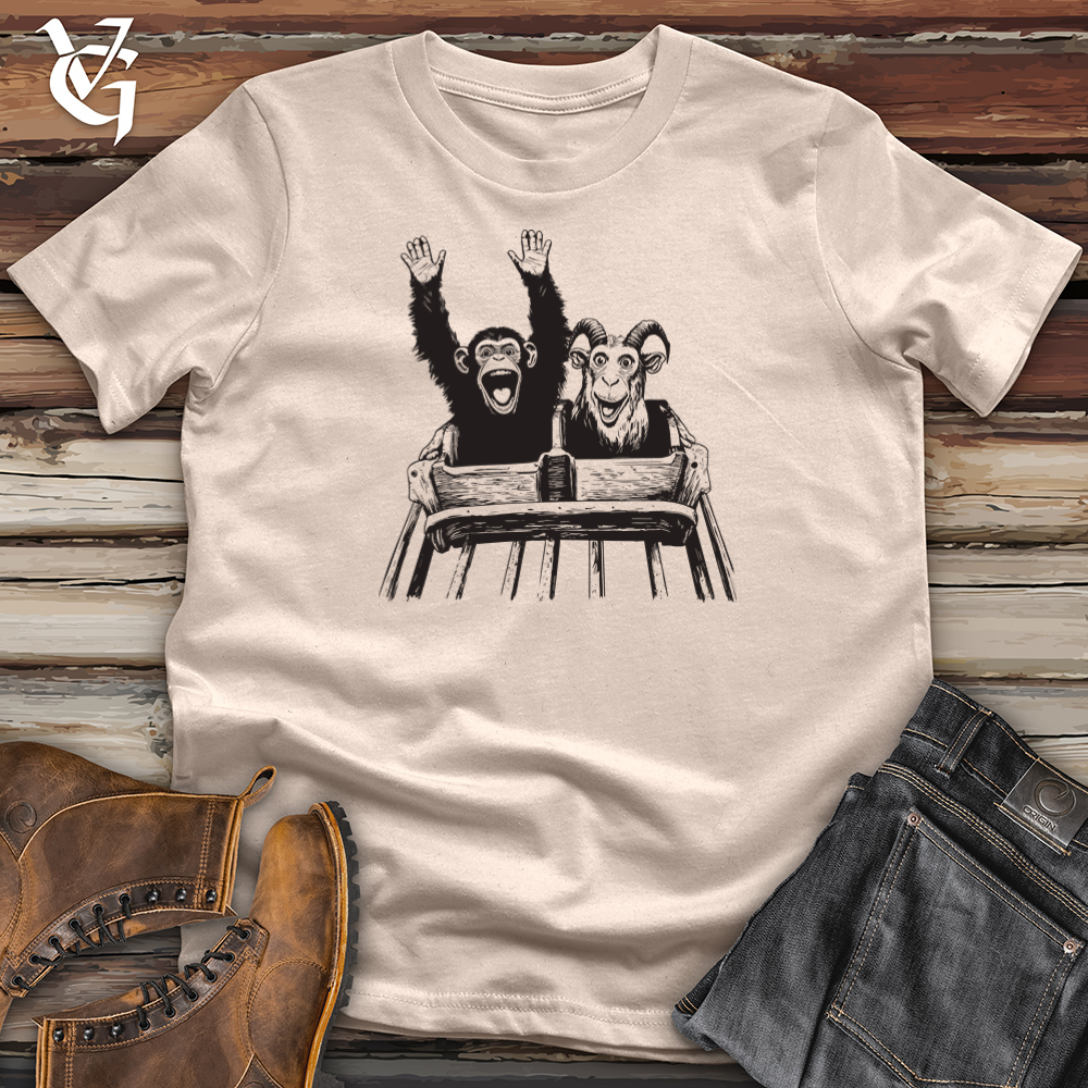 Monkey Goat Rollercoaster Cotton Tee