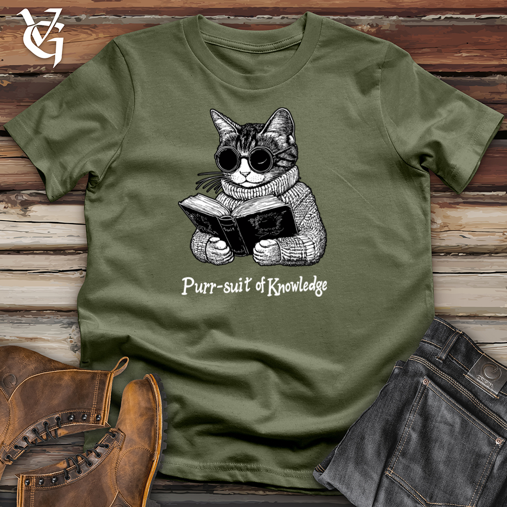 Purr-suit Of Knowledge Softstyle Tee