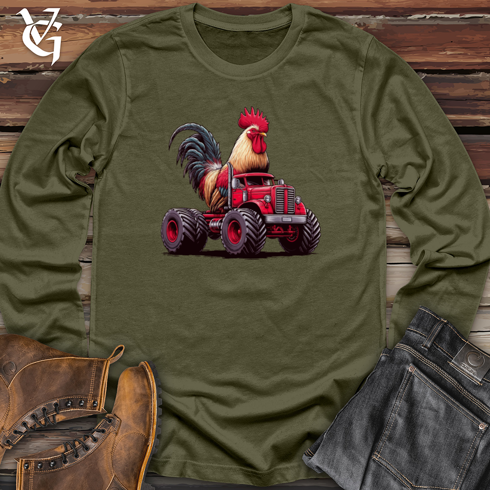 Chicken Monster Truck Long Sleeve