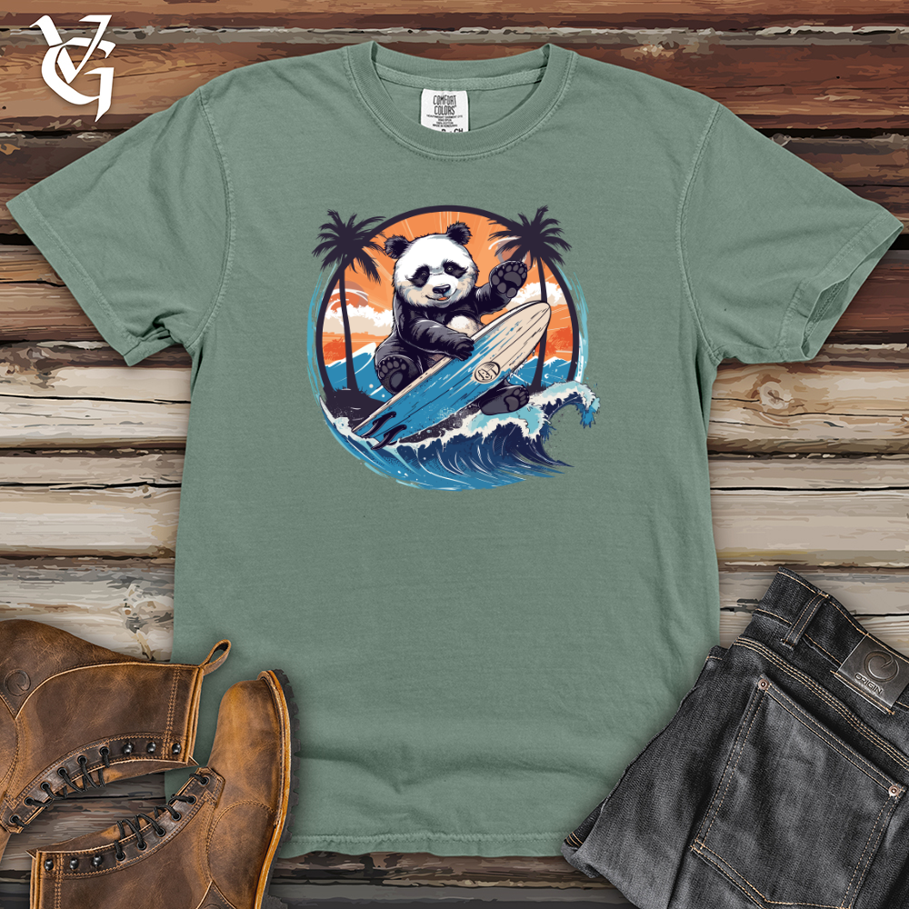Panda Surfer Paradise Heavy Cotton Comfort Colors Tee