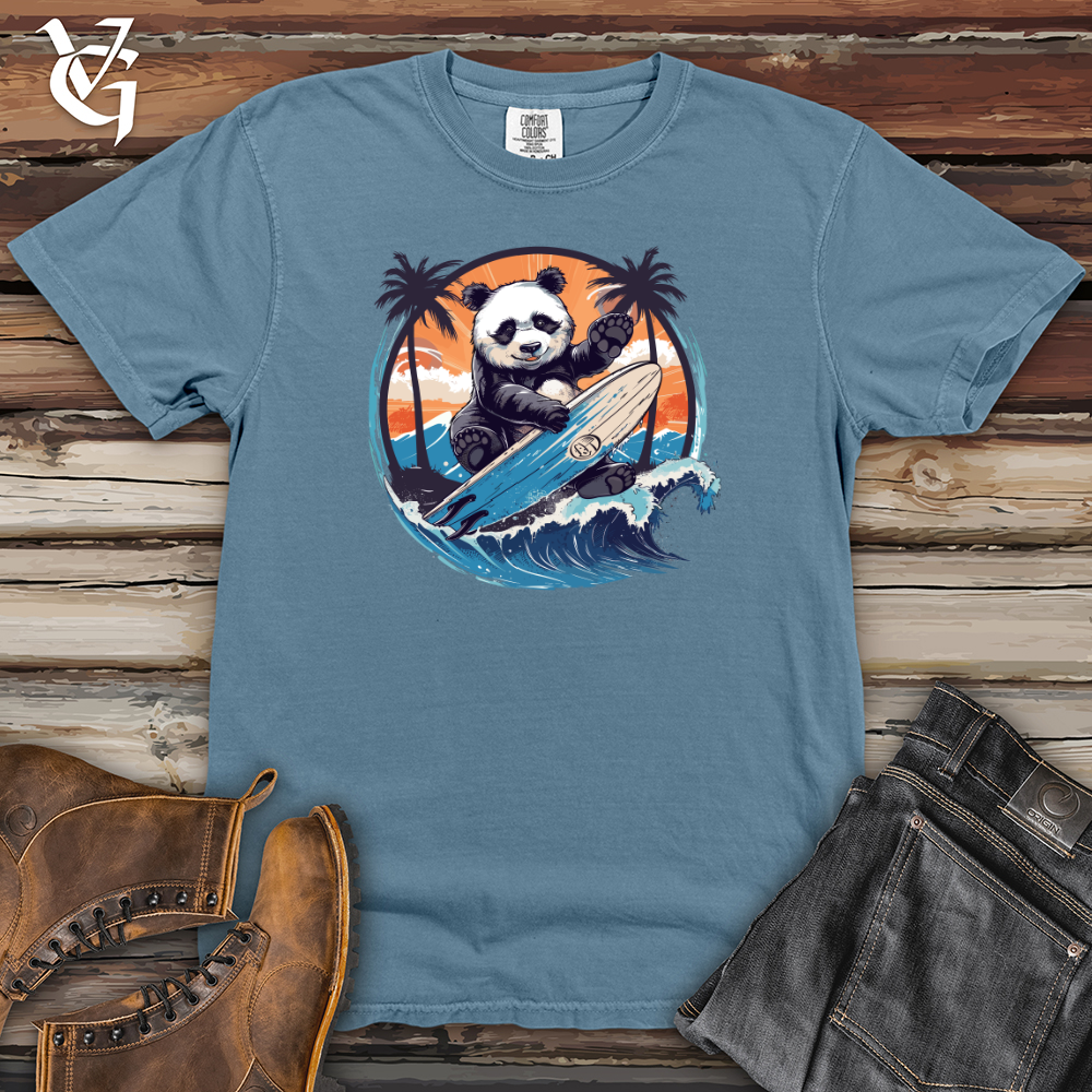 Panda Surfer Paradise Heavy Cotton Comfort Colors Tee