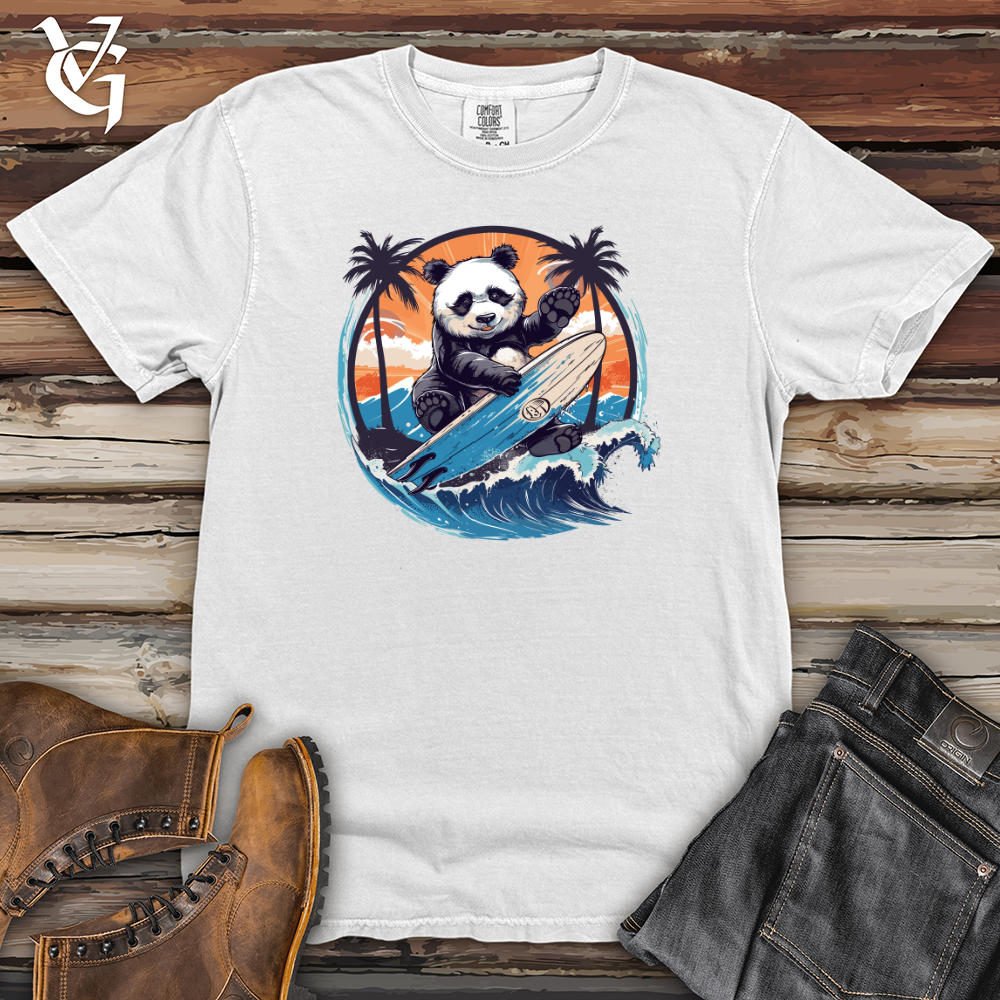 Panda Surfer Paradise Heavy Cotton Comfort Colors Tee
