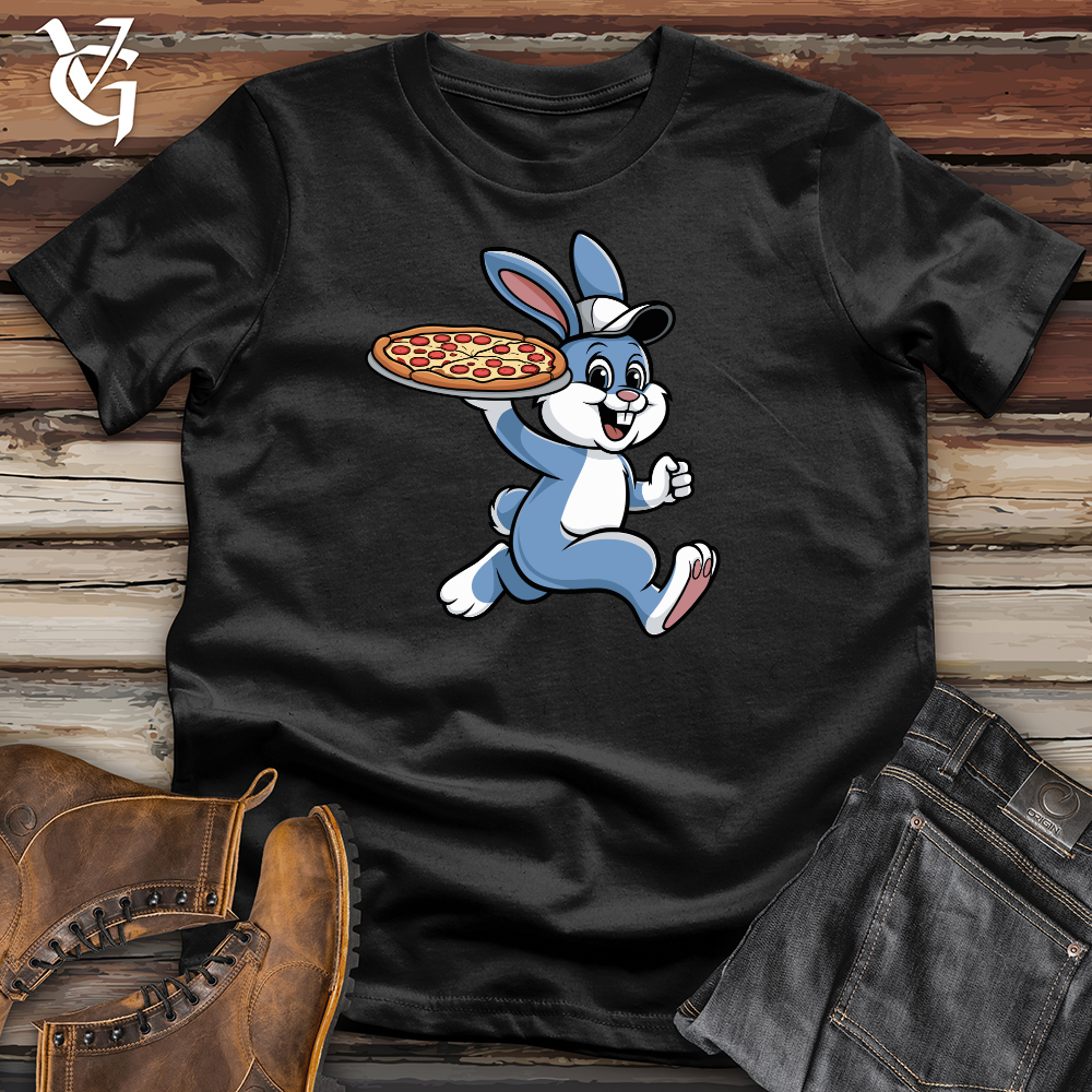 Rabbit Delivering Pizza Softstyle Tee