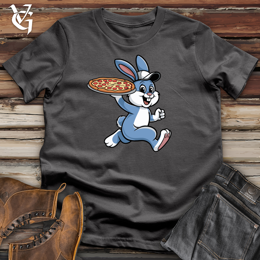 Rabbit Delivering Pizza Softstyle Tee