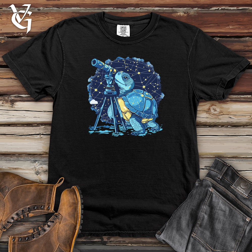 Stargazing Turtle Astronomer Heavy Cotton Comfort Colors Tee