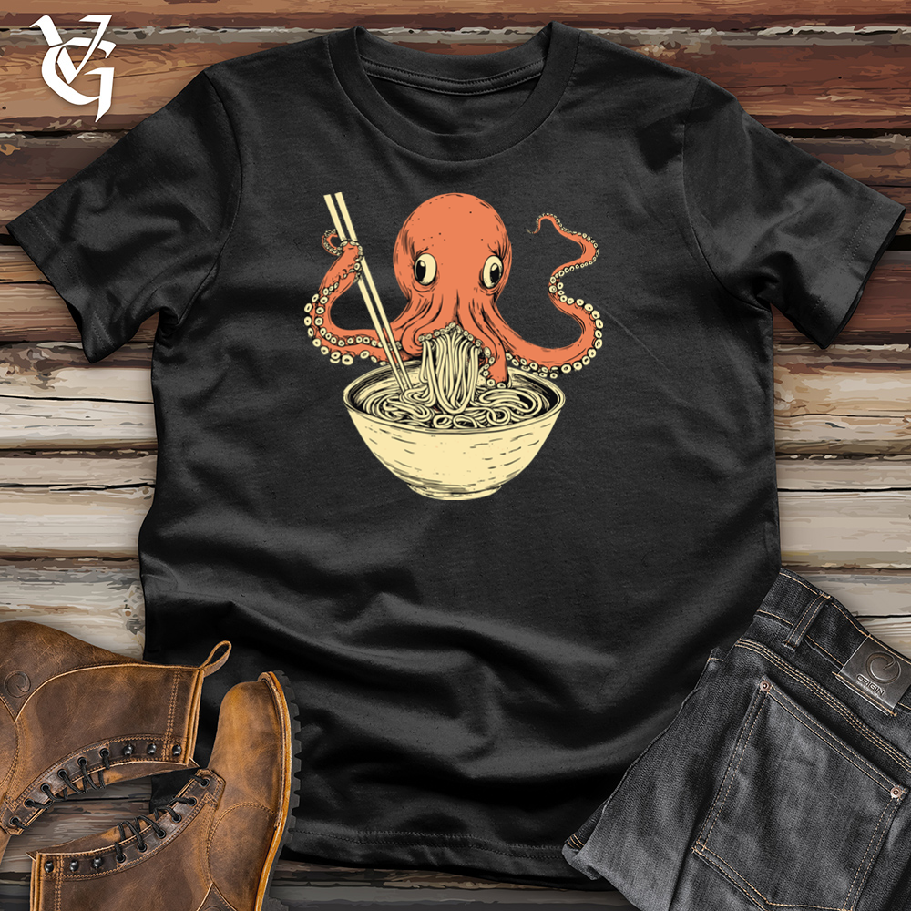 Octopus Noodlin Cotton Tee