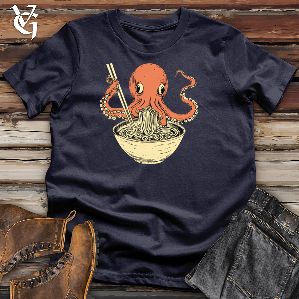 Octopus Noodlin Cotton Tee