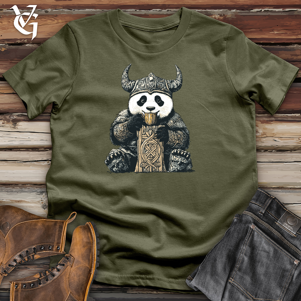 Viking Panda Cotton Tee