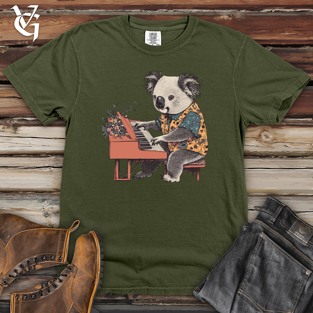 Koala Pianist Heavy Cotton Comfort Colors Tee