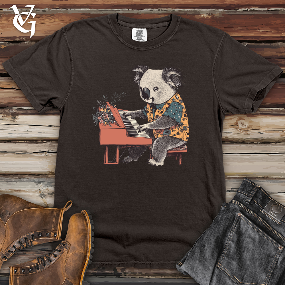 Koala Pianist Heavy Cotton Comfort Colors Tee
