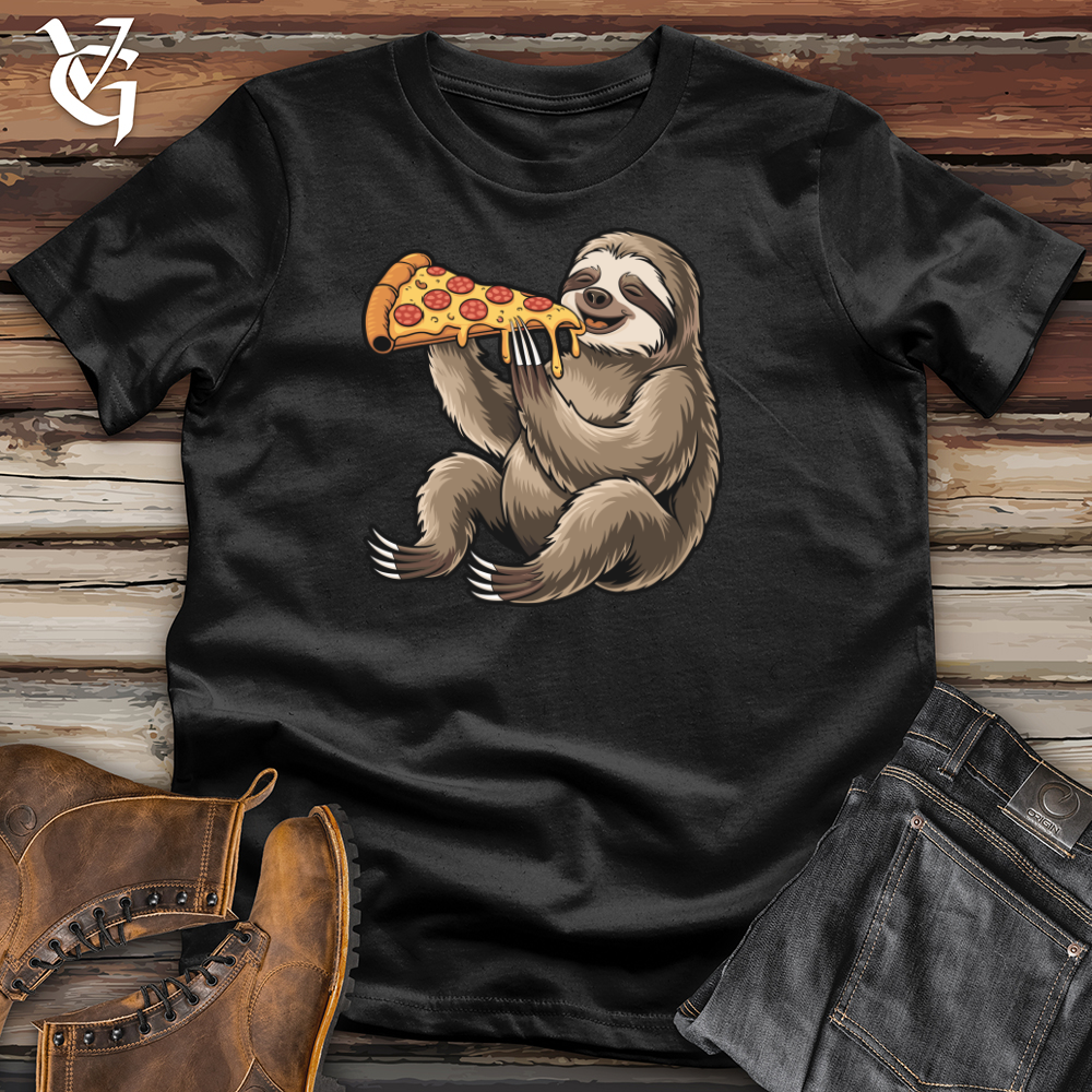 Sloth Eating Pizza Softstyle Tee