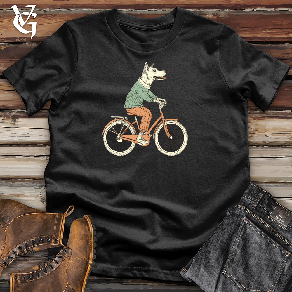 Cycling Dog Cotton Tee