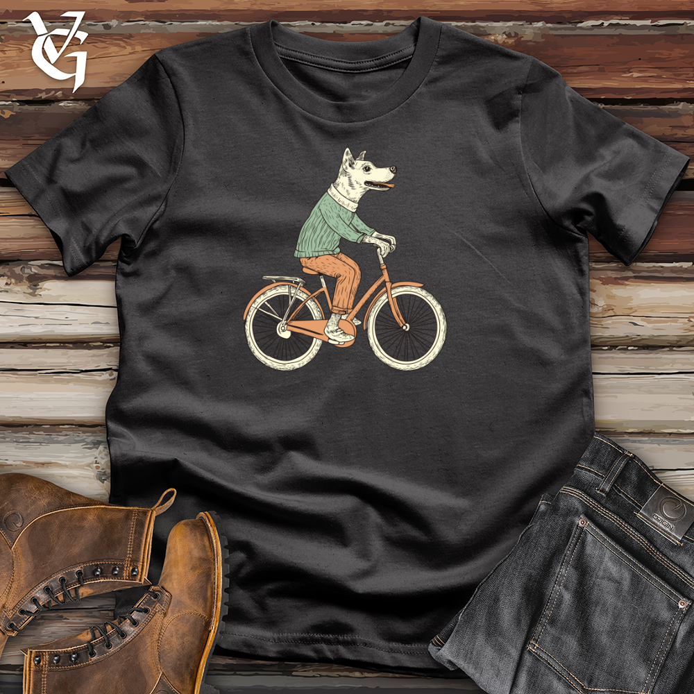 Cycling Dog Cotton Tee