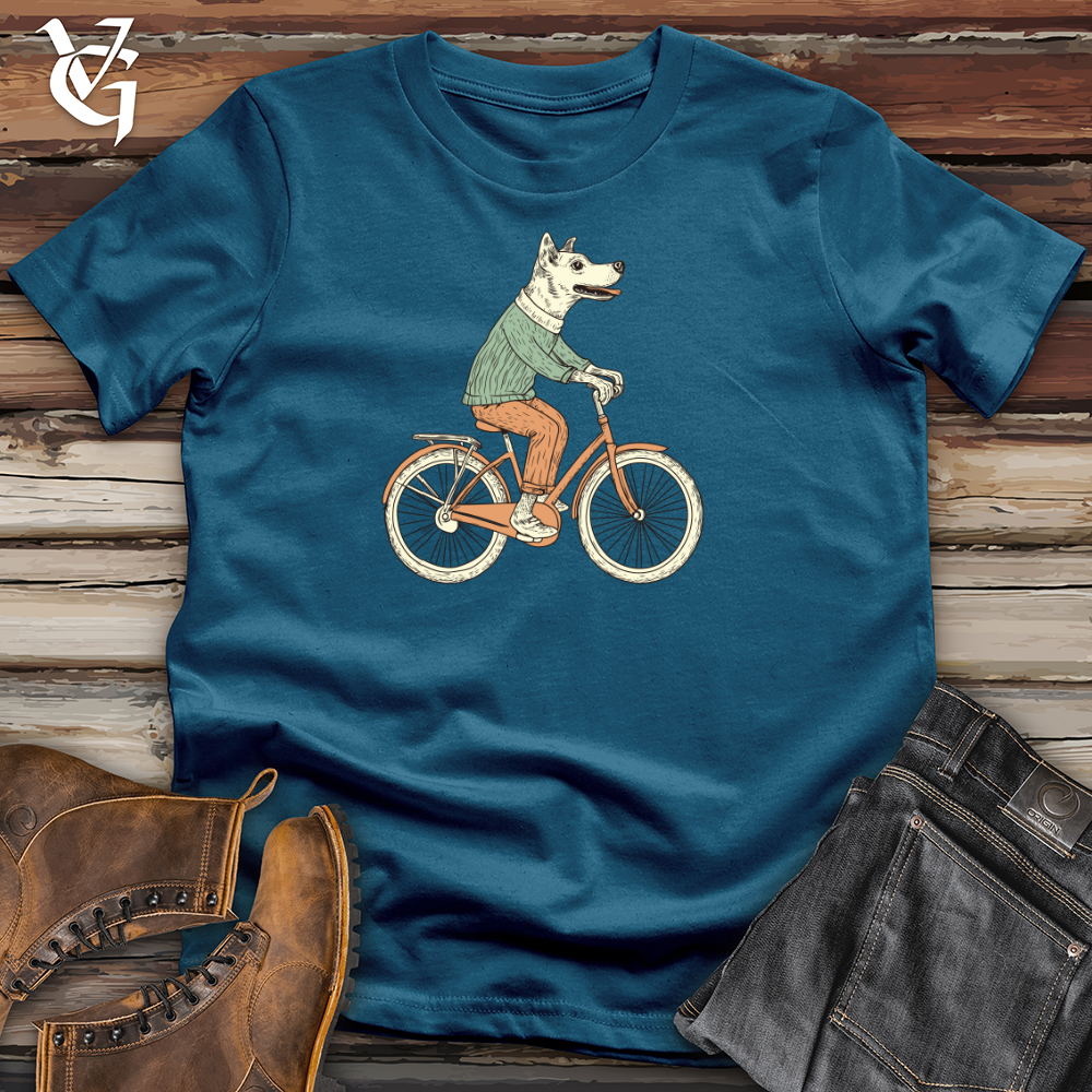 Cycling Dog Cotton Tee