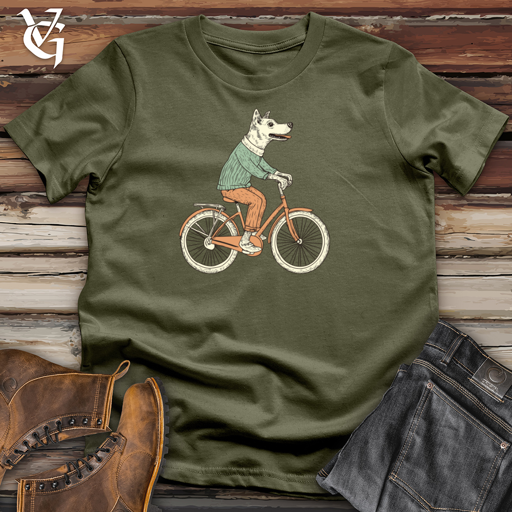 Cycling Dog Cotton Tee